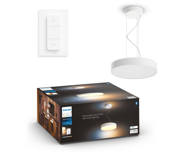 Philips Hue White ambiance Lampa wisząca Enrave (biała) - 729077 - zdjęcie